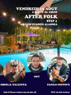 Fanilo Poppin's, Mbola Talenta, Ony Rakotomalala After folk Coin Evasion Alasora