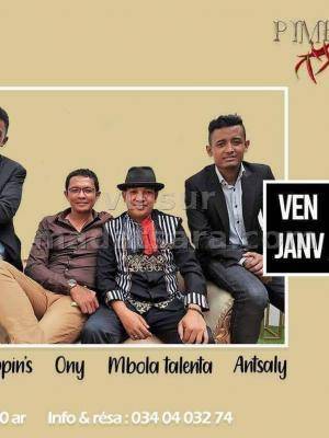 Fanilo Poppin's, Mbola Talenta, Ony Rakotomalala, Antsaly Piment Café Behoririka