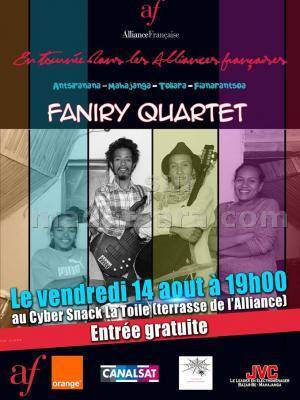Faniry quartet au Cyber snack La Toile (Terrasse de l'Alliance)