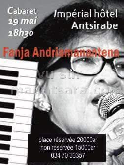 Fanja Andriamanantena‍ en cabaret - Imperial Antsirabe‍