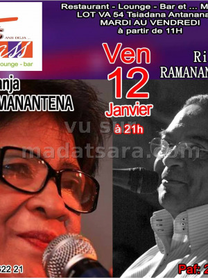 Fanja Andriamanantena‍ & Rija ramanantoanina‍ en concert au TRASS Tsiadana‍