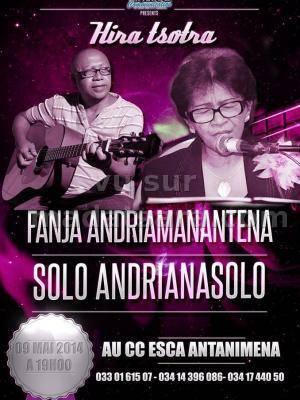 Fanja Andriamanantena et Solo Andrianasolo Hira Tsotra au CCESCA Antanimena