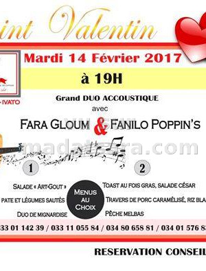 Fara Gloum‍ & Fanilo Poppin's au Art-Gout‍ grand duo accoustique