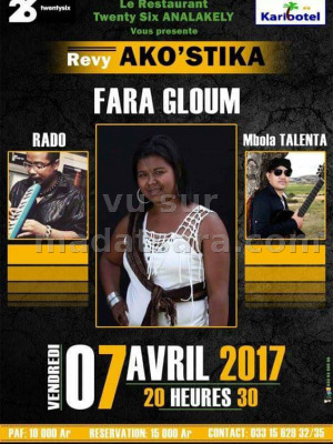 Fara Gloum‍ , Mbola Talenta‍ & Rado - Revy ako'stika  Karibotel Twenty Six 26‍