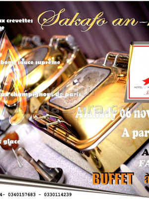 Fara Gloum‍ - sakafo an-kira - Restaurant Hotel Art'Gout Mandrosoa Ivato‍