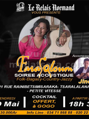 Fara Gloum‍ - Soirée acoustique - Le Relais Normand Tsaralalana Petite vitesse‍