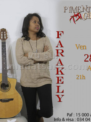 Fara kely‍ en concert au Piment Café Behoririka‍