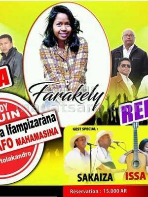 Fara kely, Rebika, Tarika Hasina, Issa, Sakaiza Gymnase couvert Mahamasina