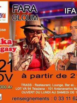 Fara Gloum et Ifanihy en concert au Trass