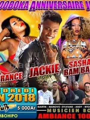 Faradoboka anniversaire JAO'S PUB - Jijih, Sacha Bam Bam, Espérance, Jackie, Ginot Fabrice, Groupe Bonara Be