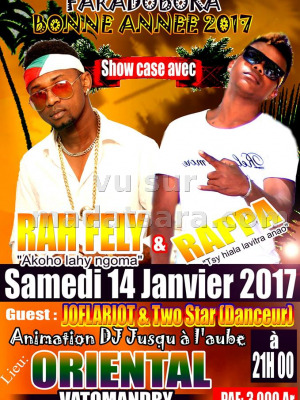 Faradoboka Bonne année 2017 avec Rah Fely‍ & Rappa‍ - Oriental Vatomandry