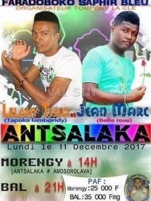 Faradoboka saphir bleu avec Lelahy Theo & Jean Marc