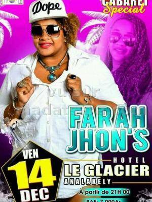 Farah John's cabaret spécial Le Glacier Analakely