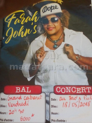 Farah John's‍ en concert JAO'S PUB‍