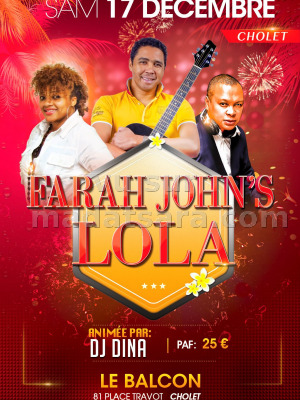 Farah John's‍ & Lola‍ en concert Le Balcon Cholet animé par Dj Dina‍