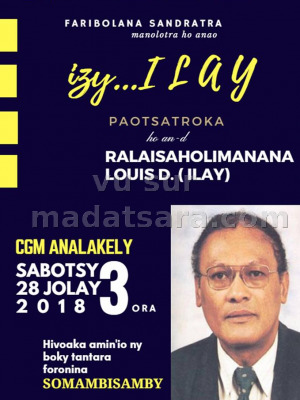 Faribolana Sandratra - Izy Ilay CGM Analakely‍