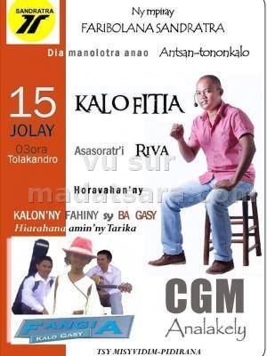 Faribolana Sandratra Antsantononkalo Kalofitia CGM Analakely