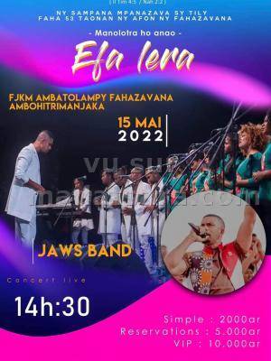 Efa Lera - Jaws Band - FJKM Ambatolampy Fahazavana Ambohitrimanjaka