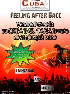 Feeling after Bacc au Cuba Bar Tana Isoraka