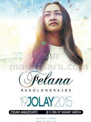 Felana Rasolondraibe en concert au CEVAM Ankadivato