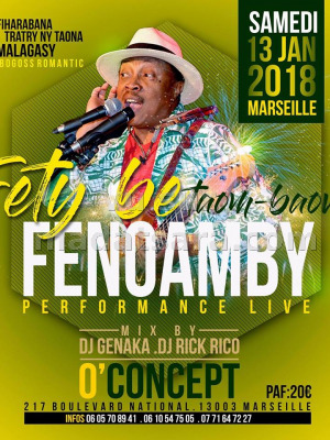 Fenoamby‍ fety be taom-baovao performance live - O'Concept Marseille‍
