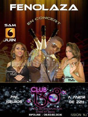 Fenolaza en concert au Club 138 avec Warda Metis et Souraya Metis