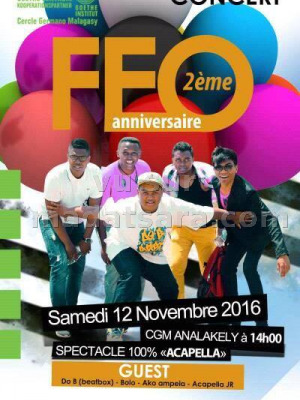 Feo‍ 2ème anniversaire - CGM Analakely‍