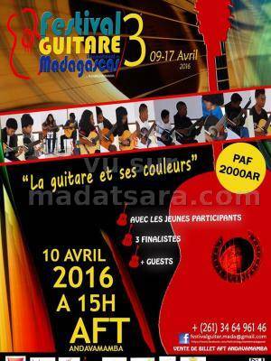 Festival de Guitare de Madagascar à l'Alliance Française d'Andavamamba