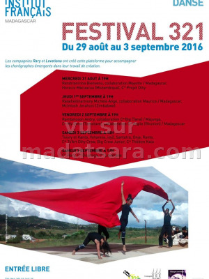 Festival international de danse 321 - 2ème édition organisé par les compagnies Lovatiana et Rary