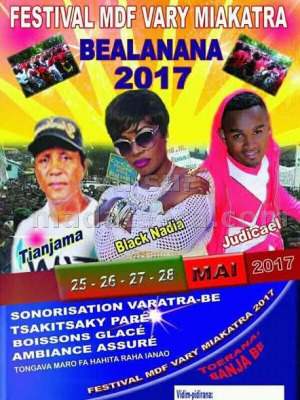 Festival MDF vary miakatra Bealanana - Tianjama‍ , Black Nadia‍ & Judicael‍ - Banja Be