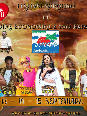 Festival Sorogno 2018 - Ambanja - 20ème édition