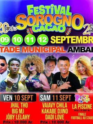 Festival Sorogno 20e edition Stade Municipal Ambanja