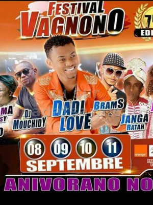 Festival Vagnono 7ème édition Anivorano Nord