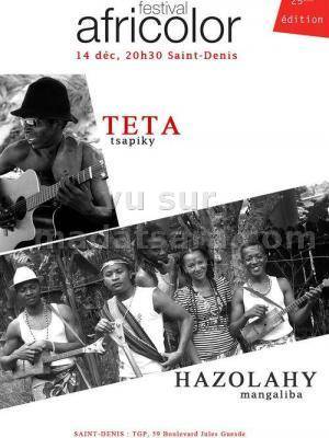 Festival Africolor avec Teta et Hazolahy à Saint Denis