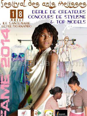 Festival des arts métisses - défilé de créateurs concours de stylisme et top models