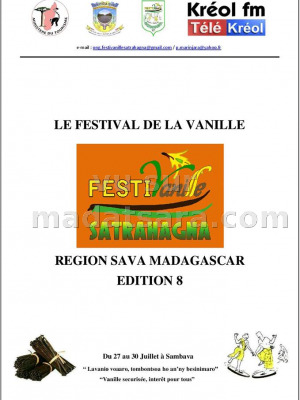 Festivanille - Satrahagna edition 8 - Sambava