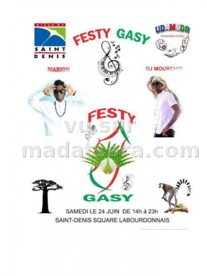 Festy gasy - Marion‍ & Dj mourchidy‍ - Square Labourdonnais Saint-Denis