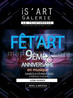 Fet'Art 9e anniversaire Is'Art Galerie