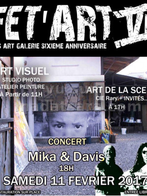 Fet'Art VI - art de la scène avec Mika & Davis‍ - Is'Art Galerie‍