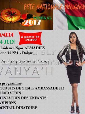 Fête de l'indépendance au Sénégal avec la participation de Vanya'h