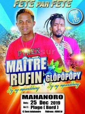 Fete par fete Maître Rufin & Glopopopy - Mahanoro Plage Bord