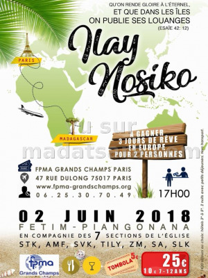 Fetim-piangonana Ilay nosiko - FPMA Grands Champs Paris‍