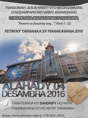 Fetin'ny taranaka sy fianakaviana 2016 - FJKM Iarivo Avaradrano