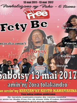 Fety be - Rossy‍ , Dah'Mama‍ , Princio‍ , Raboussa‍ , Sheylah‍ , Ramora favori‍ , Gas'ta‍ - Kianjan'ny Kanto Mahamasina‍