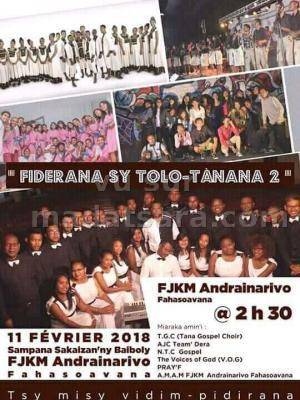Fiderana sy tolo tanana 2 miaraka amin'ny TGC (Tana Gospel Choir), AJC, The Voices Of God (VOG), Pray'F, NTC Gospel - FJKM Andrainarivo