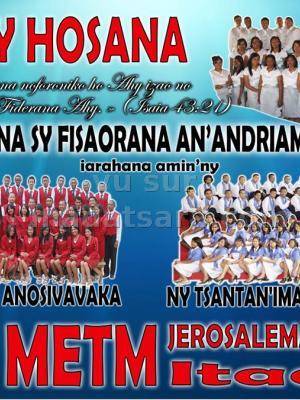 Fiderana sy fisaorana an'Andriamanitra hiarahana amin'ny Anjomara Anosivavaka sy ny Tsantan'ny Mahamasina ao amin'ny METM Jerosalema Vaovao Itaosy