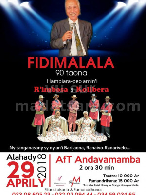 Fidimalala 90 taona hampiara-peo amin'i - Tarika kolibera‍ & R'Imbosa‍ - AFT - Alliance Française d'Antananarivo‍