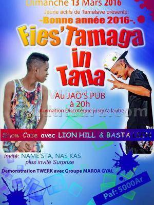 Fies'Tamaga in Tana au Jao's Pub avec Lion Hill & Basta Lion