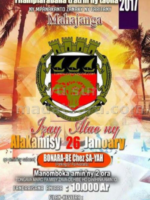 Fifampiarahabana tratrin'ny taona 2017 - ny mpanakanto zanaky ny faritany Mahajanga Bonara-Be 67ha‍