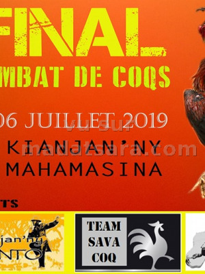 Finale grand combat coq - Kianjan'ny Kanto Mahamasina‍